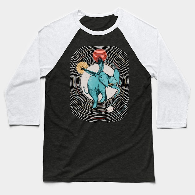 Flying elephant. Baseball T-Shirt by Ekenepeken